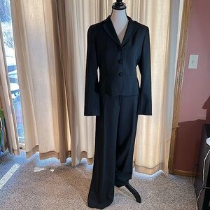 SOLD……Ann Taylor Loft Black Wool Lined Suit – Never Worn